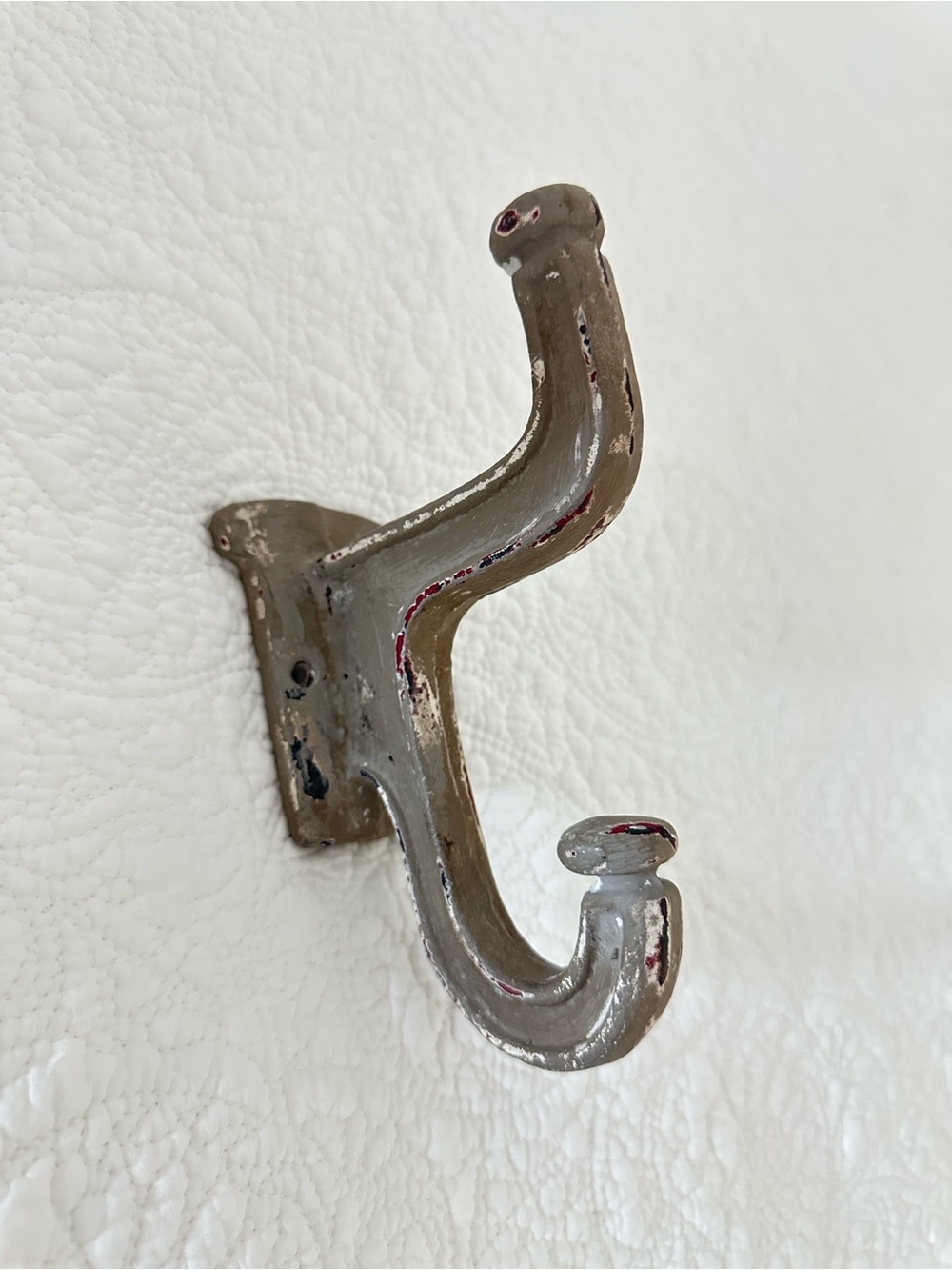 Anthropologie Cast Iron Shabby Chic Wall Hook Gray